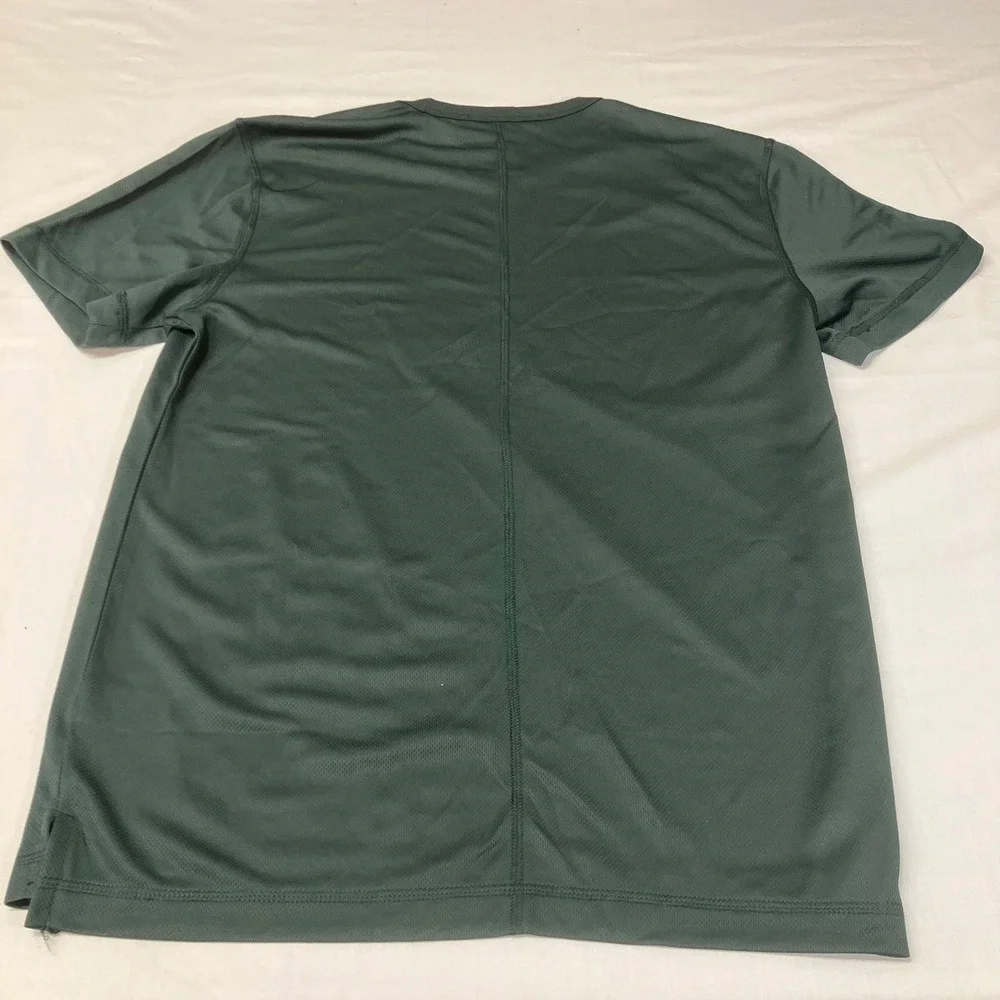Everlane Mens Re-Play Performance Tee Forest Green Short Sleeve Crew Neck Medium - Picture 2 of 5